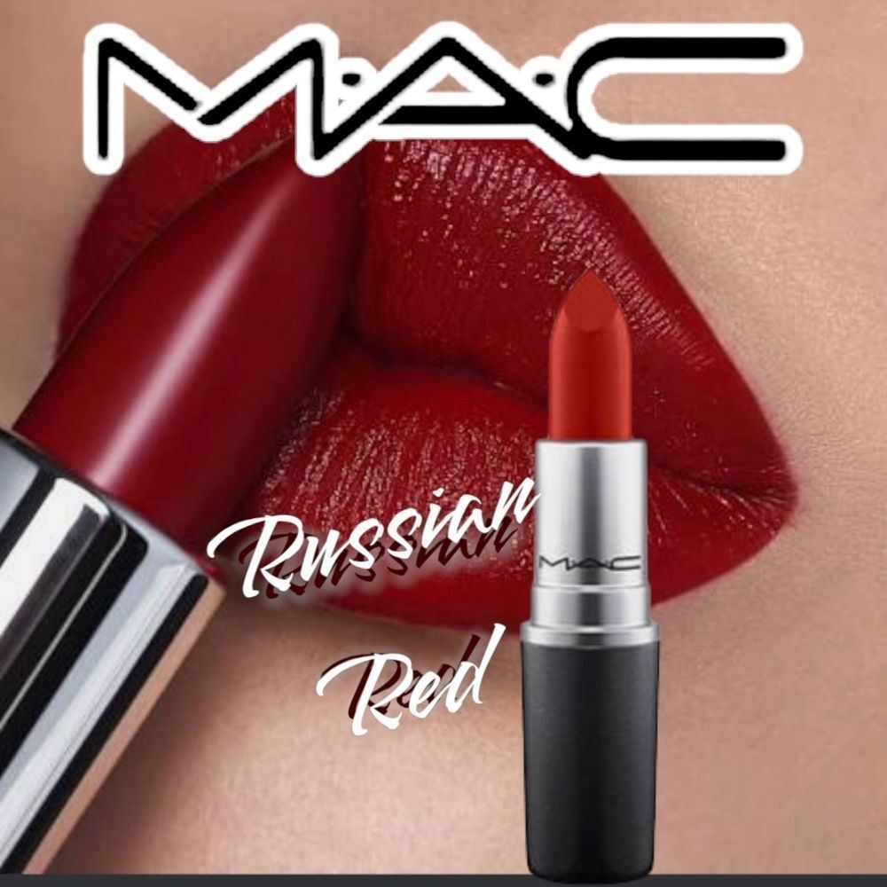 - 💄M•A•C RUSSIAN RED MATTE LIPSTICK - Picture 5 of 11
